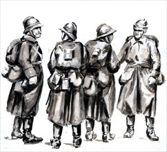 Sketches and Drawings of WW I