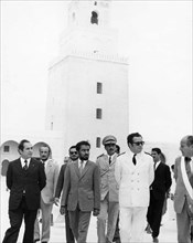 Sultan Qabous of Oman visiting Kairouan
