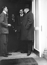 J.P. Morgan Jr. Leaving the White House ca. 1914