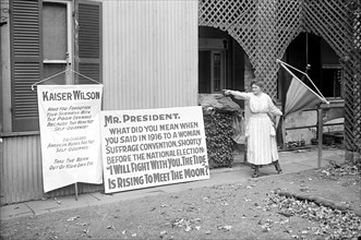 Woman Suffrage Banners ca. 1916