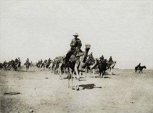Imperial Camel Corps just outside Beersheba
