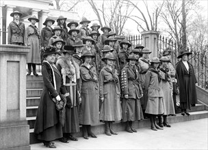 Girl Scouts at the White House  ca. 1916