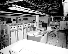 1970s NASA computer room  ca. 1974
