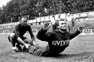 Italian footballer Giampiero Boniperti