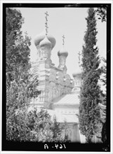 Church of the Magdalene, Russian Orthodox in Bethany Israel ca. 1900