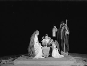 The Christmas Story at the Y.M.C.A. tableaux in Israel ca. between 1934 and 1939