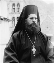 Greek Orthodox priest at St. Catherine's Monastery in the Sinai ca. between 1898 and 1946