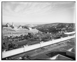 View of Jerusalem from the southwest from the King David Hotel ca. 1938