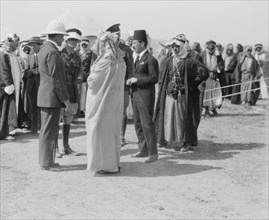 Herbert Samuel and Emir Abdullah in Transjordan ca. 1920