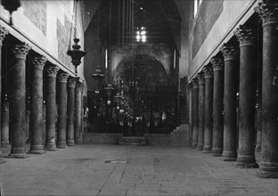 Interior of the Church of the Nativity, Chapel of St. Helena, Bethlehem ca. between 1940 and 1946