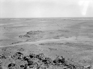Near Omdurman Sudan The battle field of 1898. Kitchner's forces against the Mahdi's successors ca. 1936