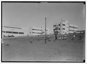 The Keren Hayesod, an agricultural colony on the Plain of Esdraelon, Ein Harod, Childrens' home and Communal creche. ca. 1920