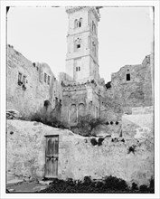 Tower of Antonia. NE corner of Temple area ca. between 1898 and 1946