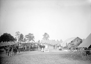 Gettysburg Pennsylvania, National Guard camp ca.  1910