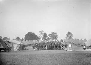 National Guard camp in Gettysburg, Pennsylvania ca.  1910