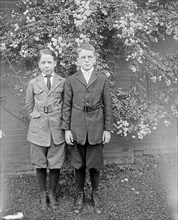 Two boys ca.  between 1910 and 1935
