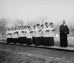 Epithany Church choir group photo ca.  between 1910 and 1925