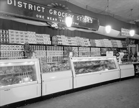 District Grocery Stores interior ca. between 1910 and 1935