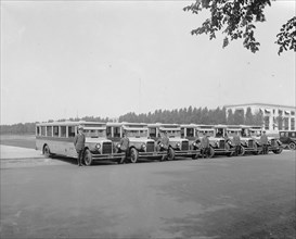 Capitol Traction Company buses ca.  between 1910 and 1926