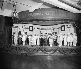 Young students performing in Mrs. Shren's dancing class. ca.  between 1910 and 1920