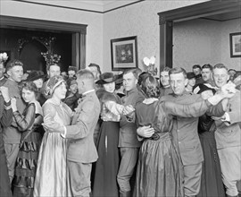 Couples dancing at a Service Club, World War I. ca.  between 1910 and 1920