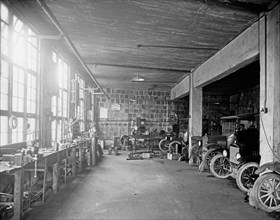 Hendrick Motor Company, [Takoma Park, Maryland], interior. ca.  between 1910 and 1920