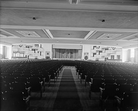 Empty seats in the Washington auditorium ca.  between 1910 and 1925