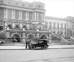 Ford Motor Company Ford touring car at Library [of Congress, Washington, D.C.] ca.  between 1910 and 1926