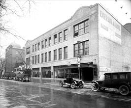 Buick Motor Company dealership and the Emerson & Orme garage, M Street in Washington D.C. ca.  between 1910 and 1926