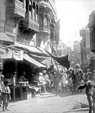 A street scene in Lahore Pakistan ca.  between 1908 and 1919
