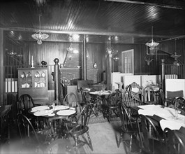 General Federation of Women's Clubs, Iron Gate Inn, empty tables, GFWC Headquarters at 1734 N Street NW, in Washington, D.C. ca.  between 1910 and 1920