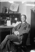 U.S. Representative W.W. Bailey of PA sitting at his desk ca. between 1909 and 1920