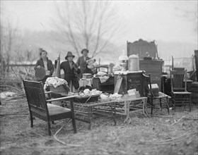 Belongings of a flood victim in the Potomac flood ca. between 1909 and 1923