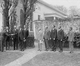President Herbert Hoover and group ca. between 1909 and 1923
