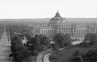 Library of Congress aerial view ca. between 1909 and 1923