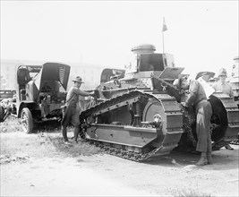 World War I tank, Washington. D.C. ca. between 1909 and 1932