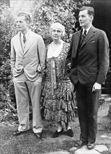 Mrs. Herbert Hoover, Allan & Herbert, Jr. ca. between 1909 and 1940