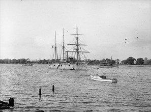 U.S.S. Nantucket, training ship ca. between 1909 and 1920
