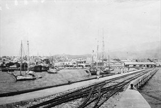 Haiti, Ships at Port-au-Prince ca. between 1909 and 1920
