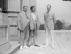 Senator Hiram Johnson, William E. Borah & Medire McCormick ca. between 1909 and 1920