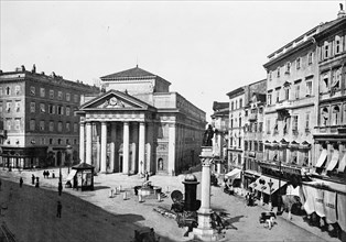 Trieste, Austria (modern day Italy) Exchange place ca. between 1909 and 1919