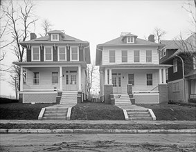Residential homes at  3937-39 Livingston St. ca. between 1909 and 1940