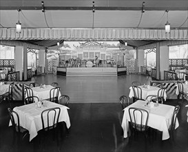 Empty dining room at Lotus Restaurant, Washington., D.C. ca. between 1909 and 1940