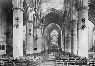 Tamblyn & Brown, Empty St. Giles Cathedral, Edinburgh, Scotland ca. between 1909 and 1940