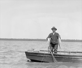 Shad fishing on the Potomac ca. between 1909 and 1932