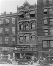 Exterior of People's Drug Store, W.S. Thompson Branch, 15th and New York Ave., Washington, D.C. ca. between 1909 and 1932