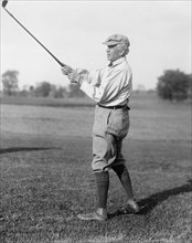 Sen. Hitchcock playing golf ca.  between 1918 and 1920