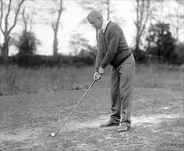 Rep. Slemp of VA playing golf ca.  between 1918 and 1920