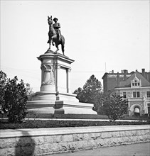 Hancock equestrian statue ca.  between 1918 and 1920