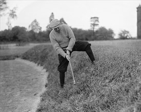 Congressman Whaley of South Carolina playing golf ca.  between 1918 and 1920